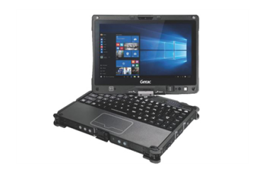 Fully ruggedized rotatable laptop